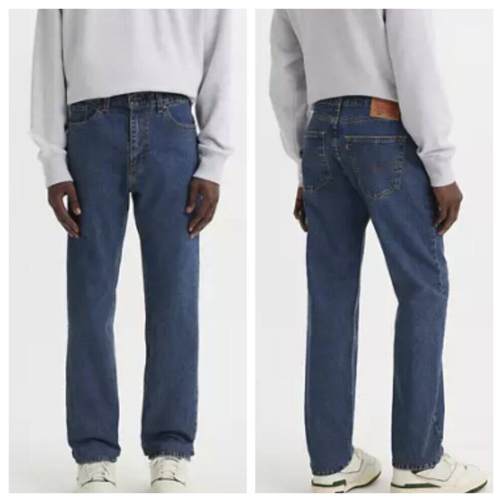 Levi's Men's 505 Regular Fit Jeans Medium Wash Size 34x32